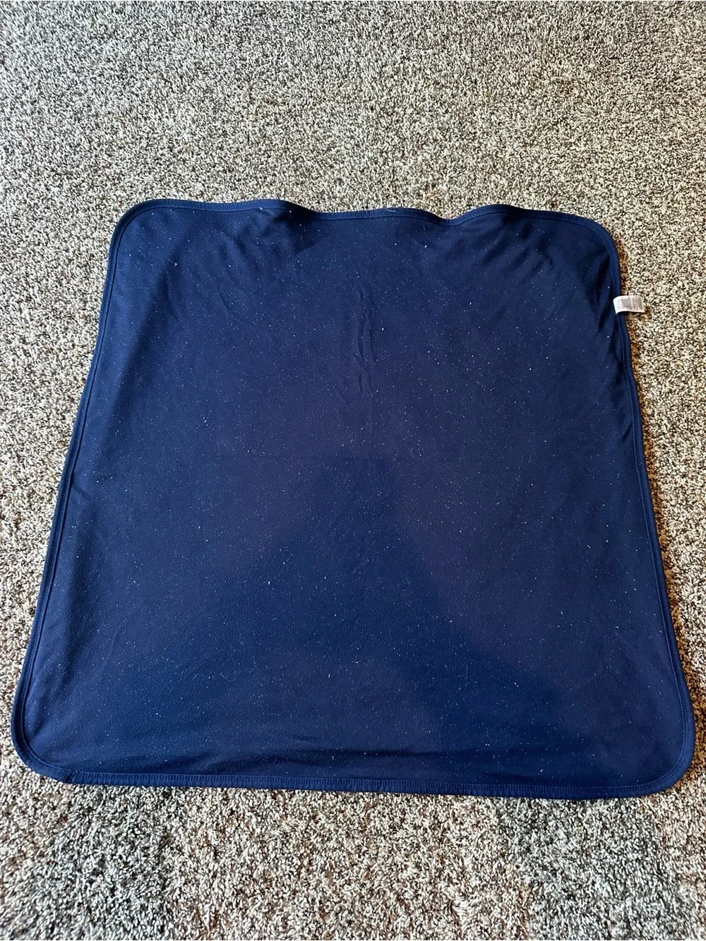 Carter's Brown & Navy Stripe Fleece Baby Blanket